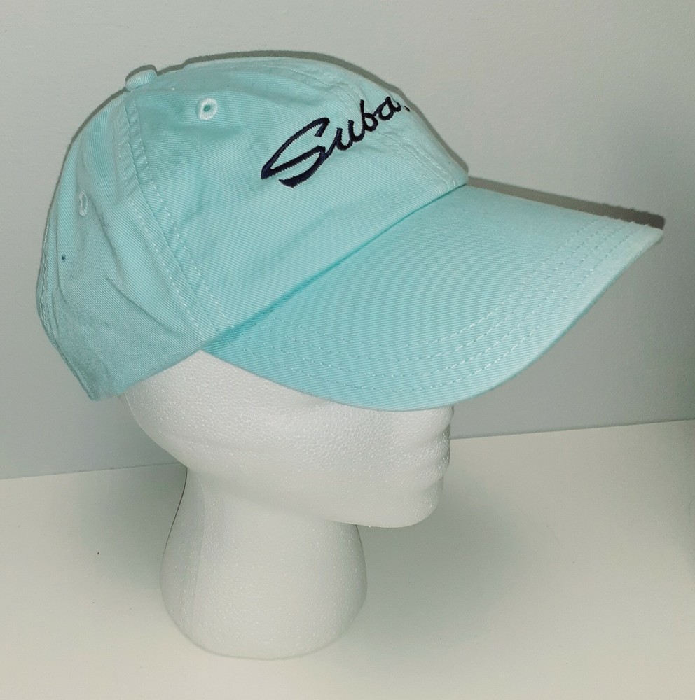 Womens Torquoise Subaru Adjustable Cap/Hat