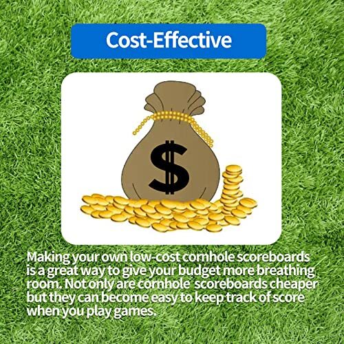 YOUXIFUN Cornhole Scoreboard with Magnetic, 2 Score Keppers Keep Track of