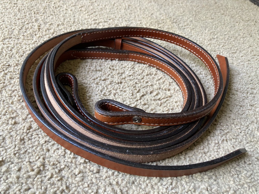 7.5” Leather Split Western Reins