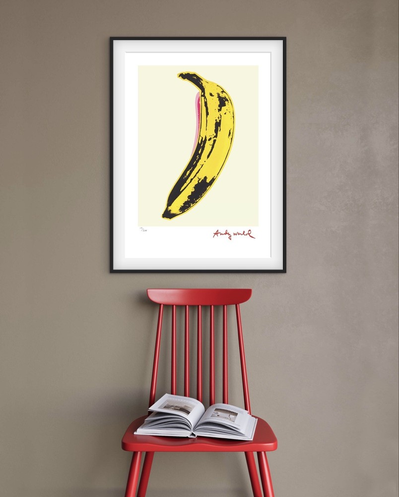 Andy Warhol Signed - Banana - Certificate.