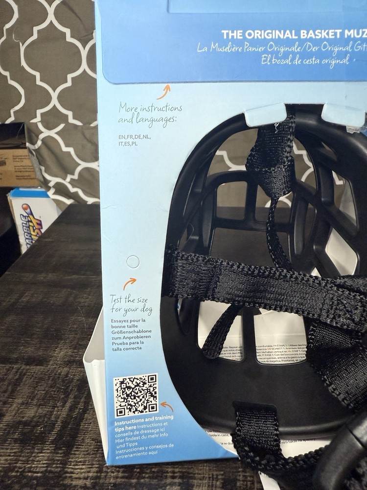 Baskerville Ultra Muzzle Dog Training Accessory, Size 5, Black