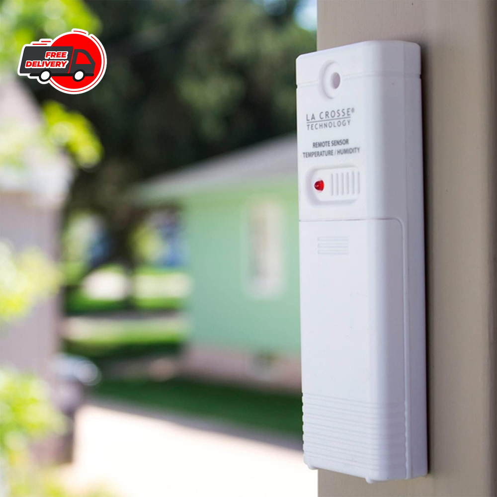 La Crosse Technology Wireless Outdoor Temperature & Humidity Sensor - Wall Mo...