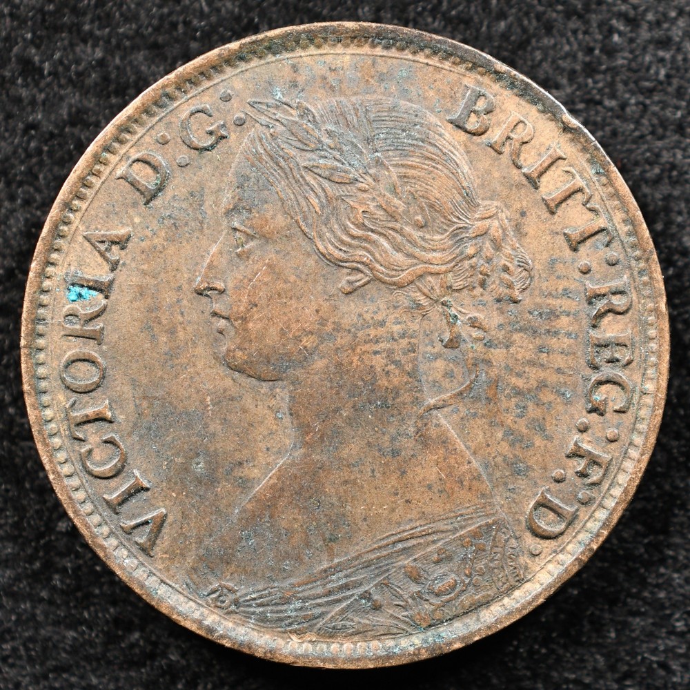 Great Britain 1 Farthing 1860, Coin, Inv#I611