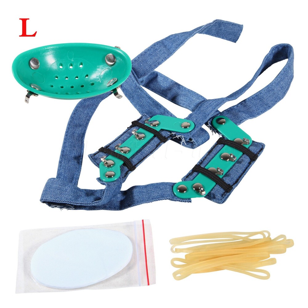 Dental Orthodontic High -Pull Headgear With Rigid Chin Cap High Pull Strap large