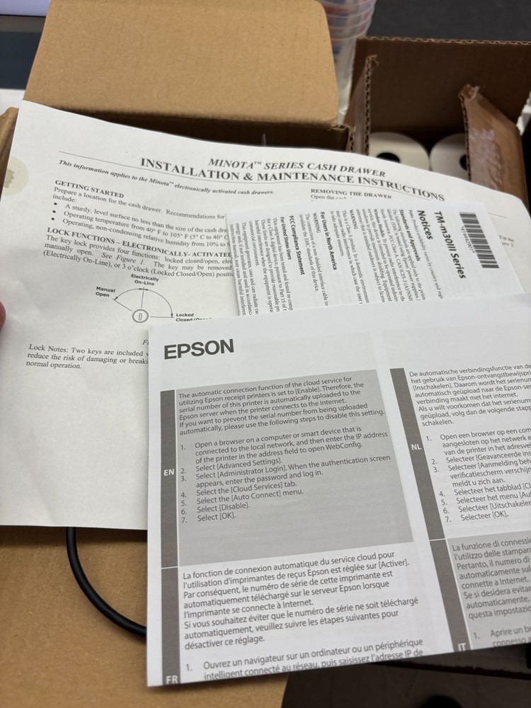 Lightspeed POS Bundle For Desktop Computers W Supplies Used