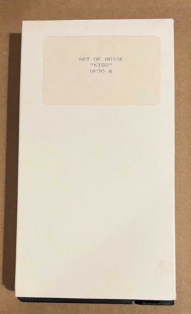 Art Of Noise featuring Tom Jones - Kiss ULTRA RARE promo VHS single