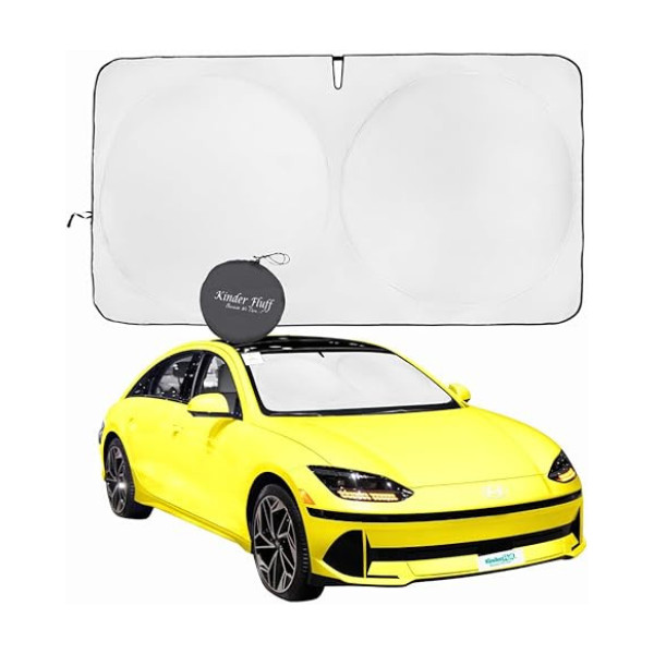 kinder Fluff Windshield Sunshade | M (61x32in)