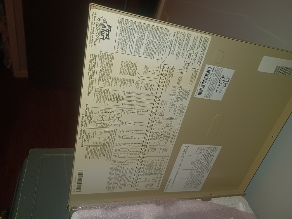 First Alert FA168CPS Control Panel Enclosure
