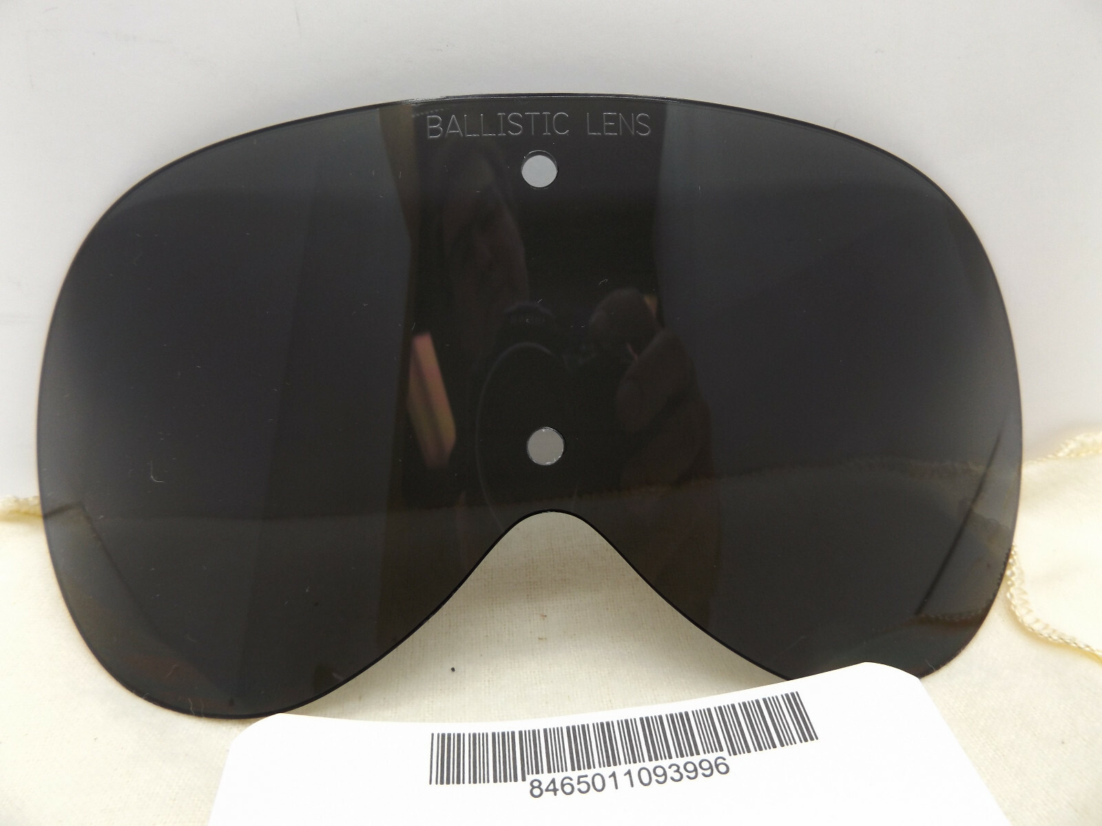 Gray Replacement Lens for Military Issued Sun, Wind, & Dust Ballistic Goggles