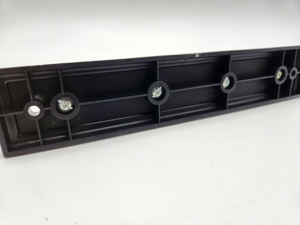 Farberware Wall Mounted Satin Key Hooks - 4 hooks - Black - 8.5"