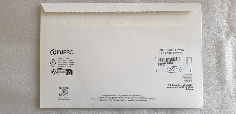 NuPro Anti-Glare Screen Protector for Amazon Fire HD 10 Tablets (2-Pack)