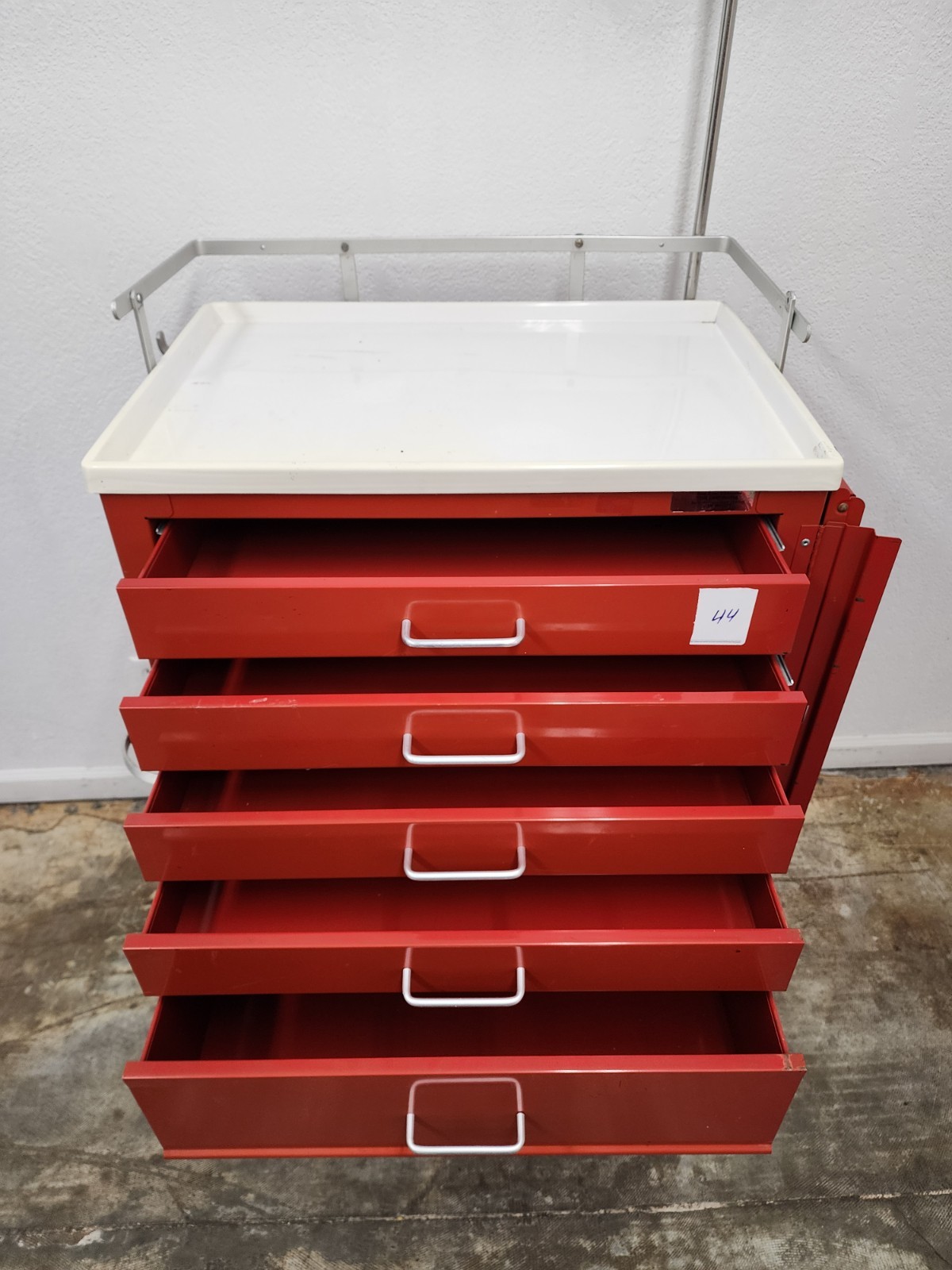 Waterloo Uni-Cart Medical Lab Mobile Storage Cart 6 Locking Drawers, Tool Box