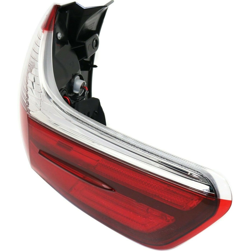 2pcs Tail Light Assembly Left Right Red Clear TO2805123