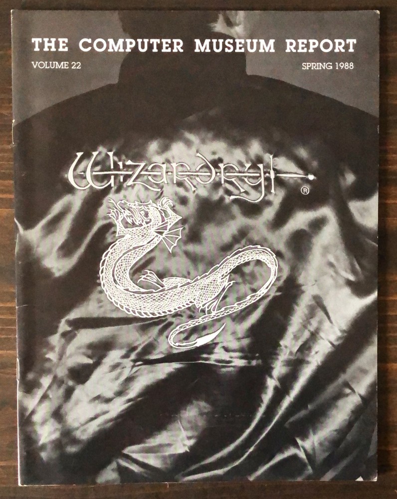The Computer Museum Report - Spring 1988 - Volume 22