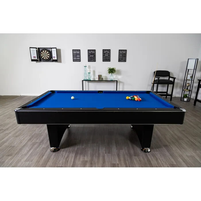 (REDUCED) Pool Table (7.3 ft.) (Black/Blue) (Free Shipping)