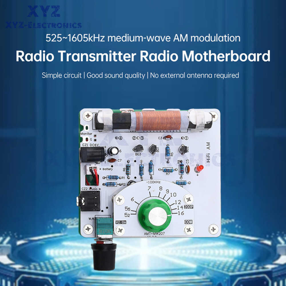 525~1605kHz Medium Wave AM Radio Transmitter DIY Circuit Board Radio Module 6V
