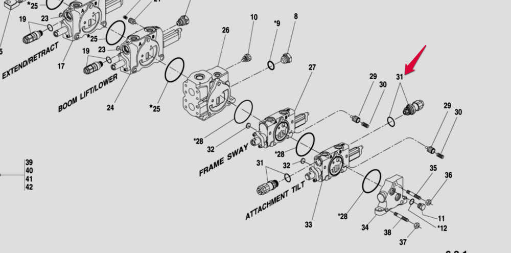 JLG 8035840 VALVE ASSEMBLY