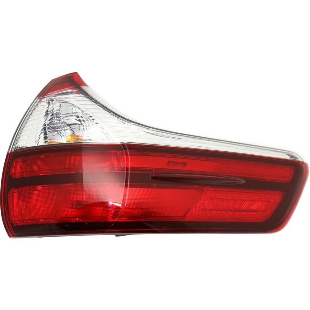 2pcs Tail Light Assembly Left Right Red Clear TO2805123