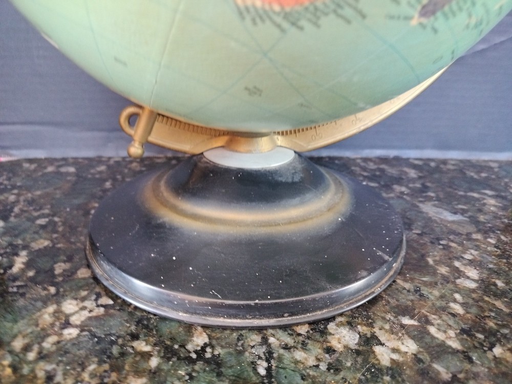 Vintage 1950s REPLOGLE 12" Reference Globe