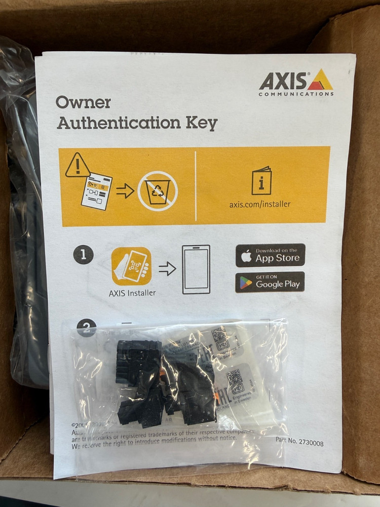 AXIS COMMUNICATIONS P7304 4-Channel Video Encoder P/N 01680-001