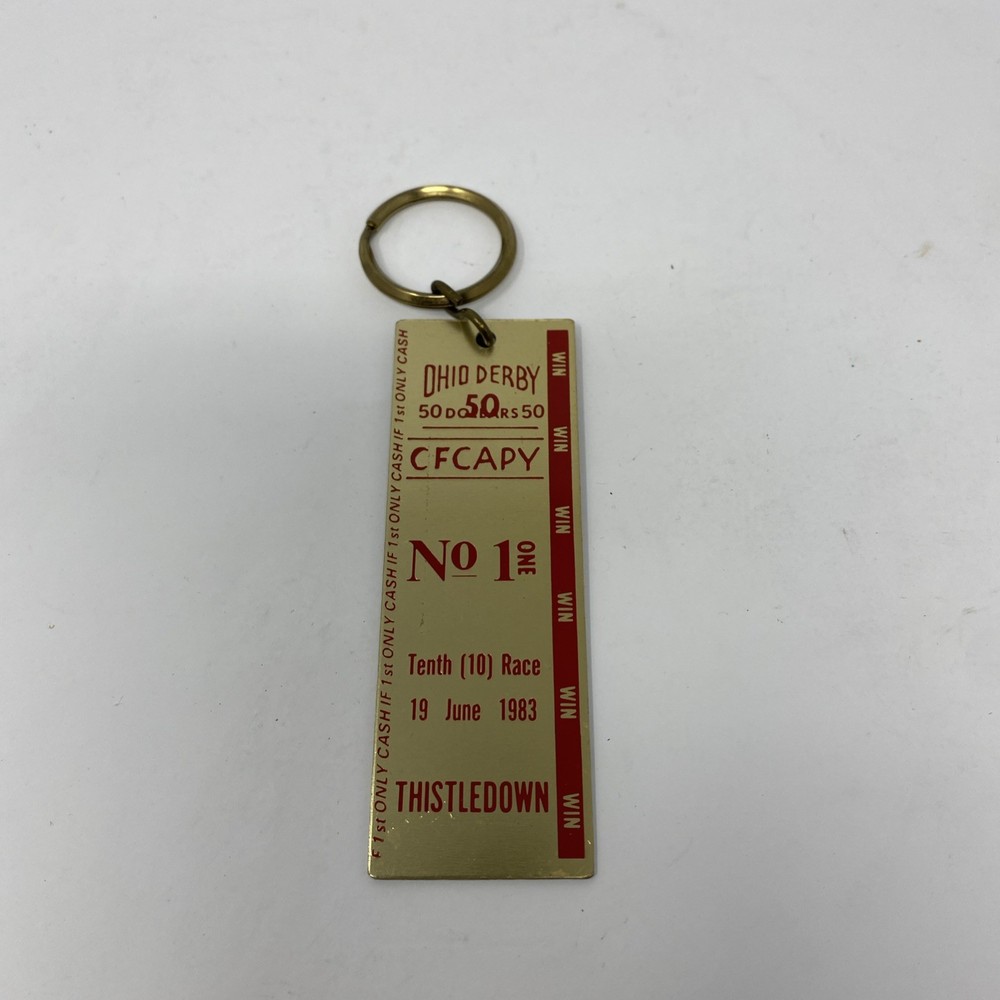 Ohio Derby Thistledown Keychain