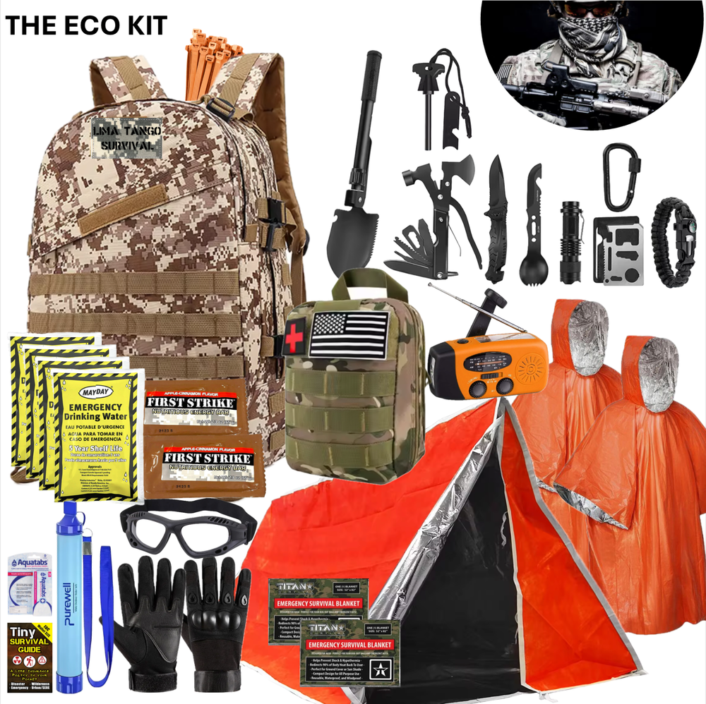 Emergency / Survival Kit / Bug Out Bag / Tactical Backpack / First Aid Kit