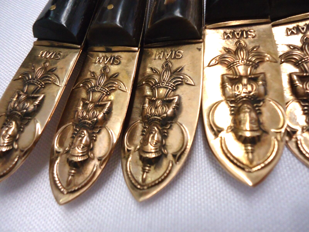 SIAM BRASS FLATWARE 24-pieces