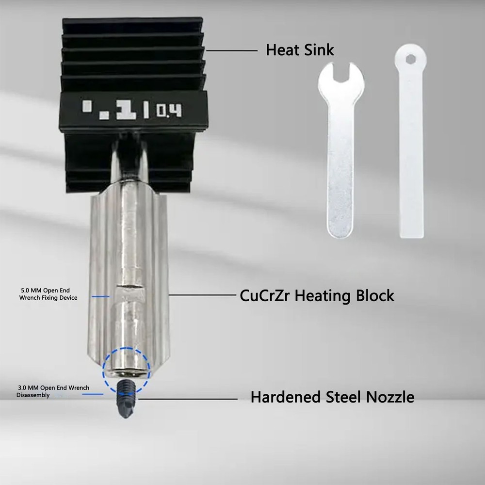 2-4 Pcs Hotend Set High Performance Fast Printing For Lab 3D Printer