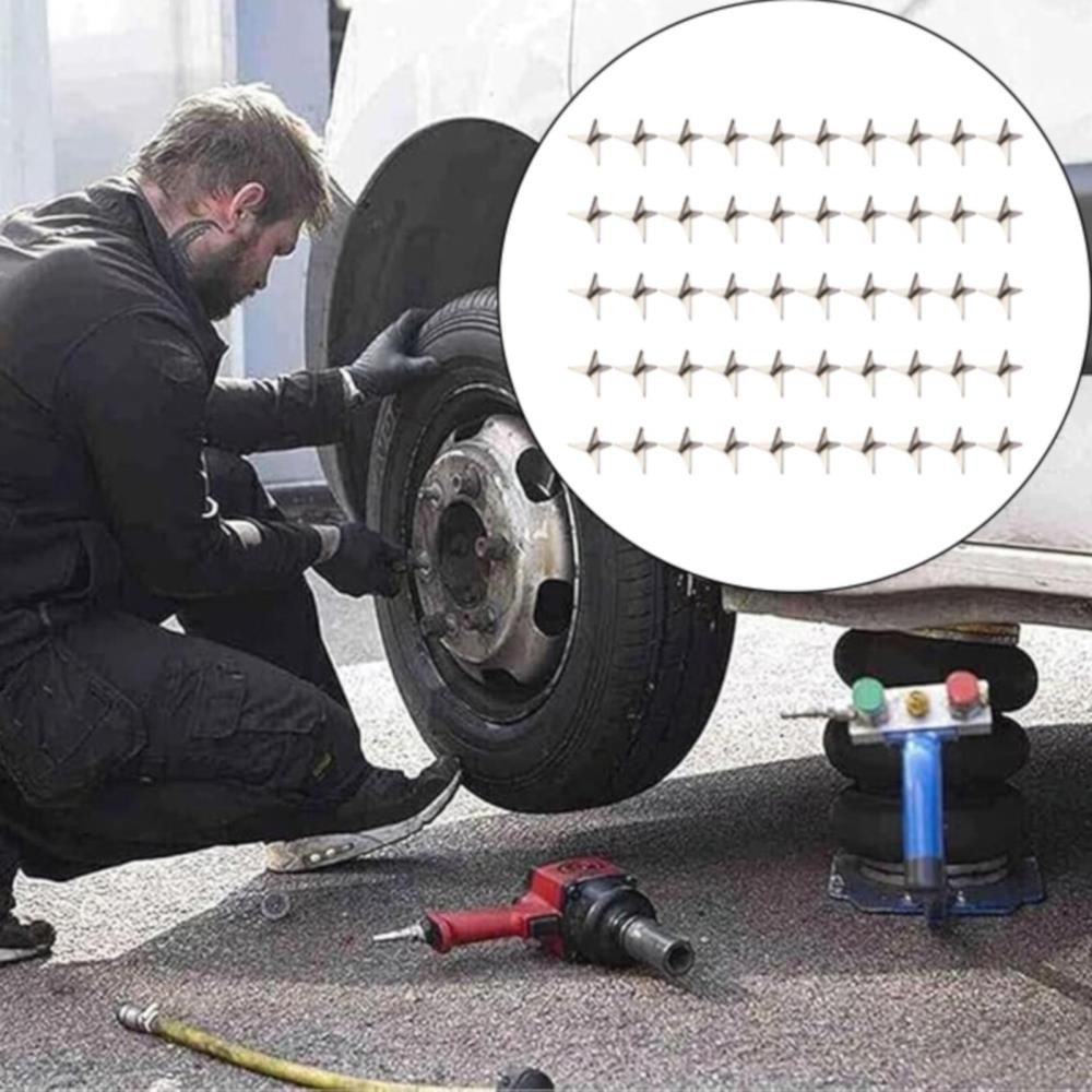 50PC Tire Puncture Spikes Heavy Portable Duty Carbon Steel Triangle Road Spikes☄