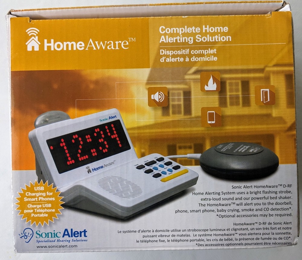 HomeAware Model HA360MK Complete Home Alerting Solution New Open Box
