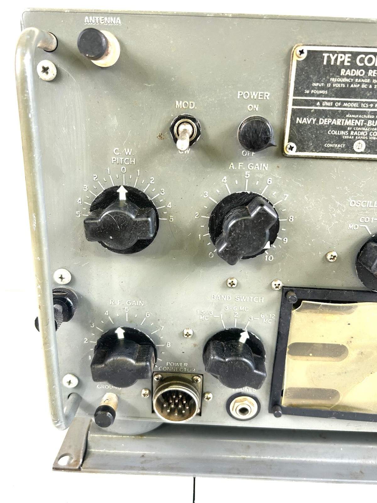 Collins Type COL-46159 Radio Receiver SN 1573