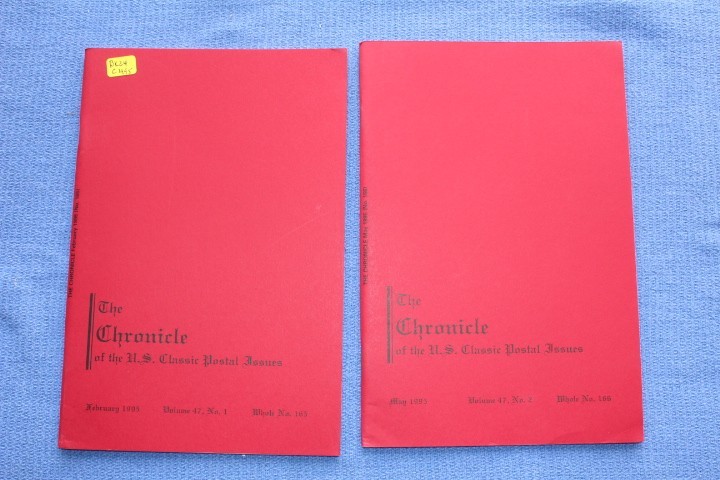 The Chronicle of US Classic Postal Issues Partial year 1995 BlueLakeStamps Great