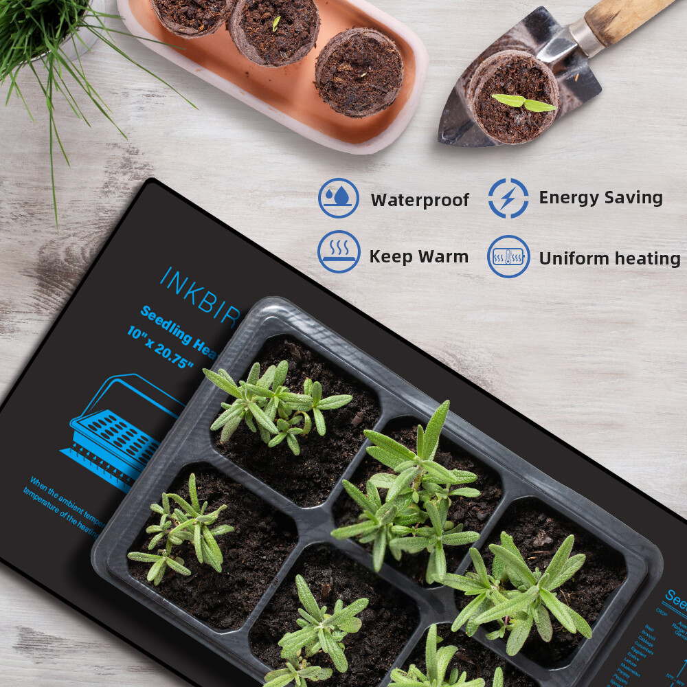 Seedling Heat Mat Seed Starter Pad Plant Germination Grow Hydroponic 10" x 20.75