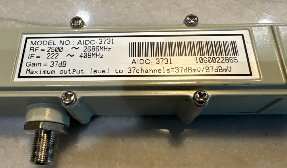 Transystem AIDC 3731 Downconverter