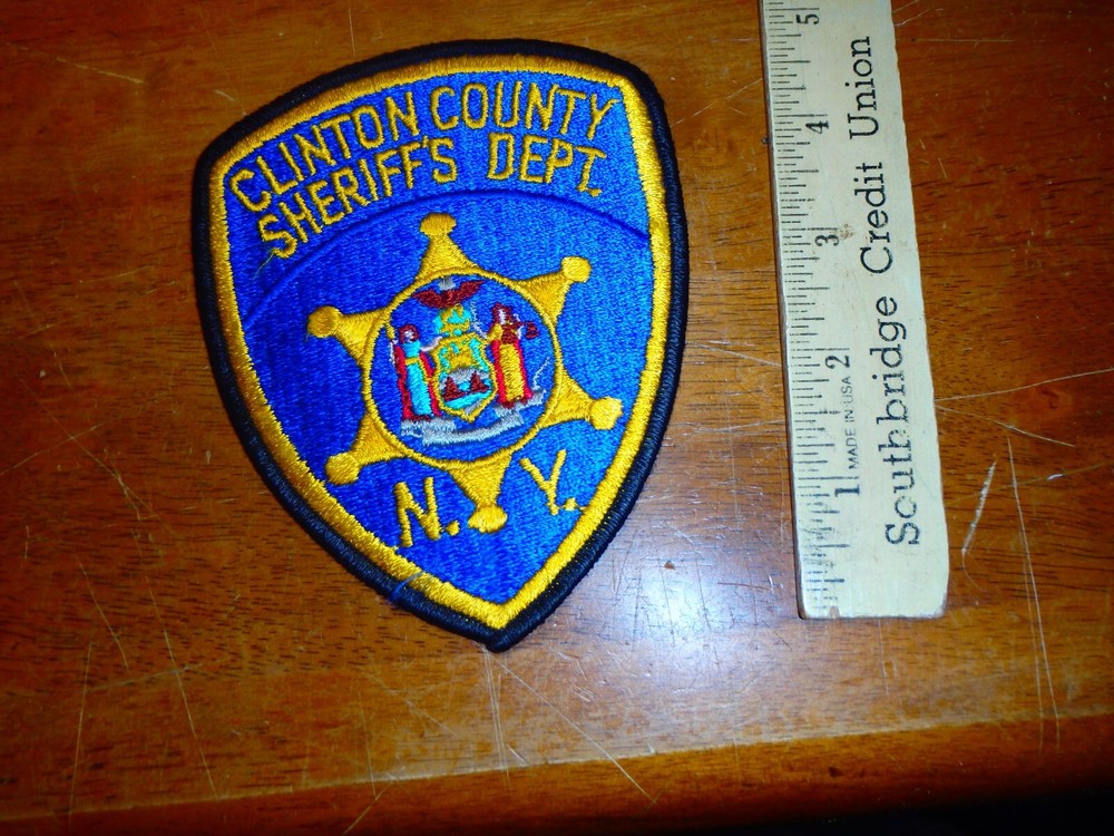 CLINTON COUNTY NEW YORK    EARLY VEST PATCH  PATCH BX AAA#2