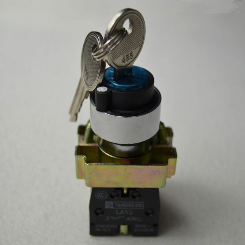 Position 10A Select 1 NO 600V Selector Switch Maintained BG21 + 2 keys