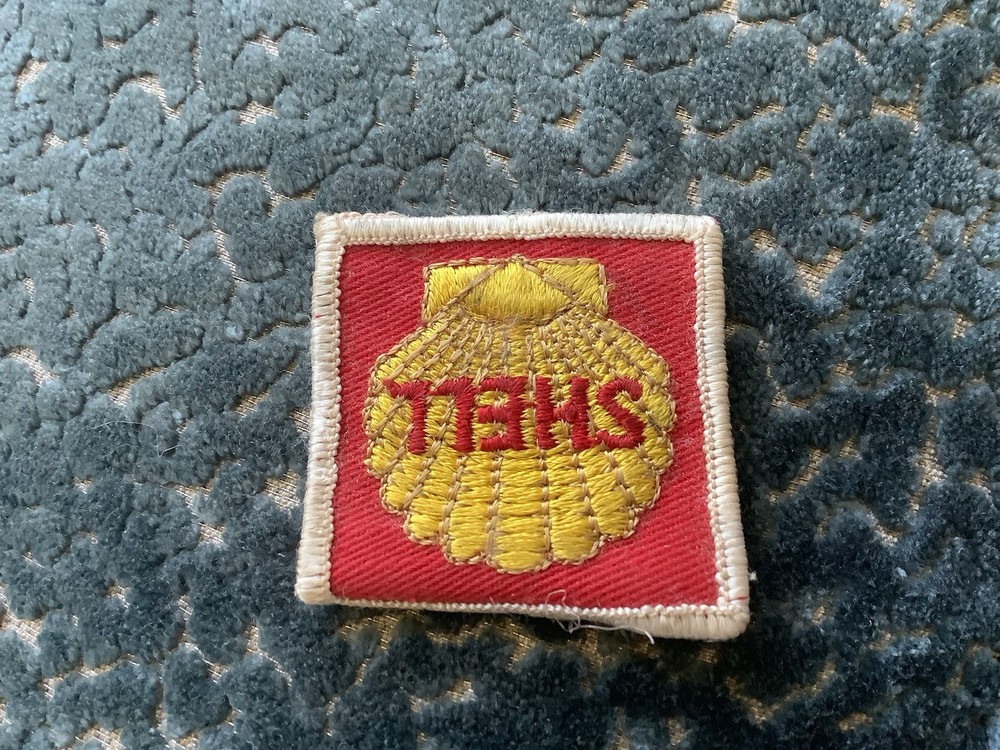 Vintage Shell Gas Oil Uniform Jacket Hat Patch