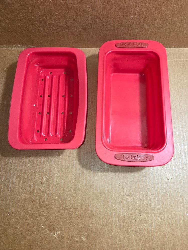 Bakeware Set In RED Technique 6-Pieces Silicone Collapsible