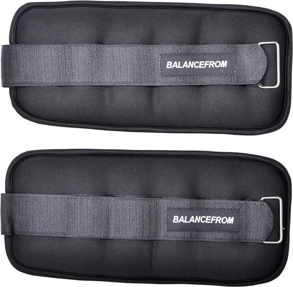 Multi-Functional Adjustable Soft Ankle Wrist Arm Leg Weights - 8lbs per pair