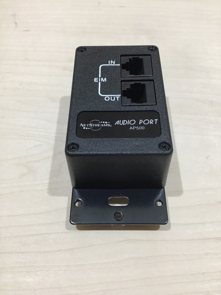 NetStreams Audio Port AP500 Input and Output Local Source