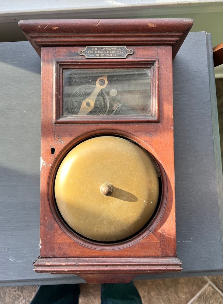 Gamewell fire alarm bell