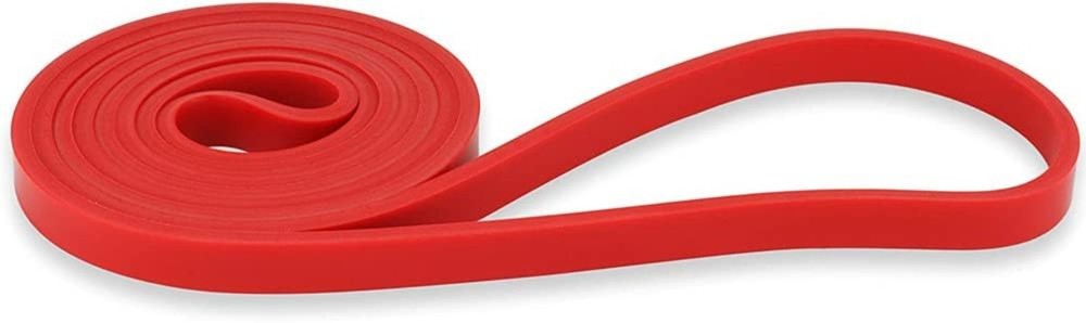 Lightweight Red Resistance Bands (15-35 lbs) for Versatile Workouts Anywhere