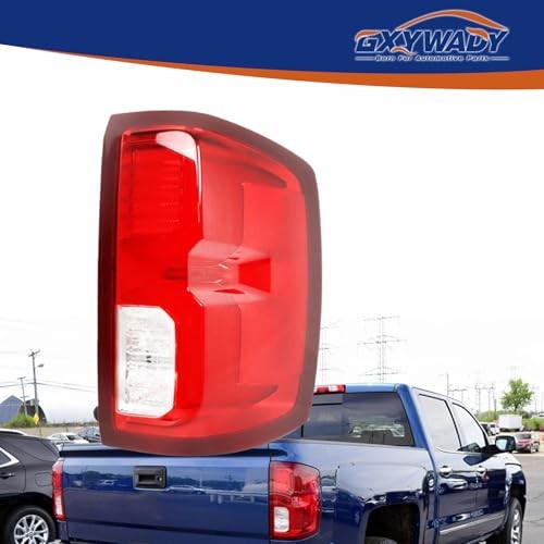 Passenger Right Side Tail Light Assembly Replacement for Silverado 1500 2016