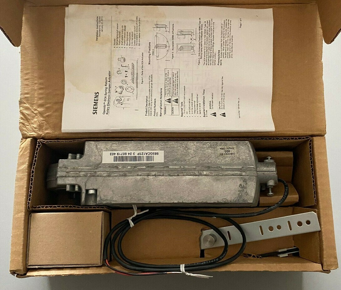 Siemens Damper Electronic Actuator GCA121.1P