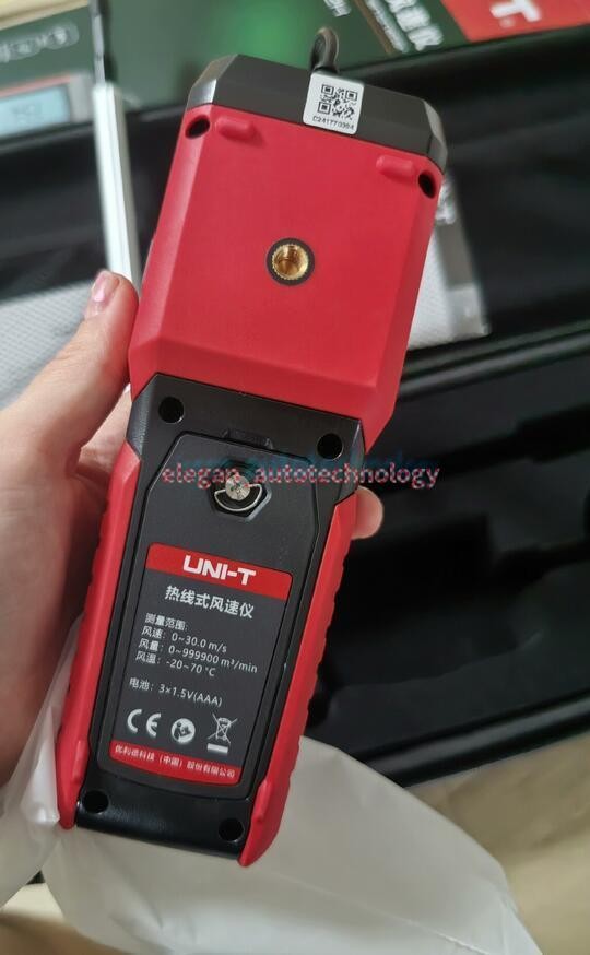 UNI-T UT362H Hot Wire Anemometer Sensor Wind Velocity/Volume/Temperature Tester