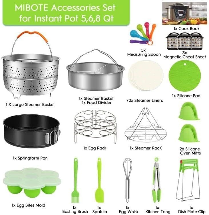 Gift-Worthy 98-Piece Instant Pot Accessory Set: Elevate Your Culinary Experience
