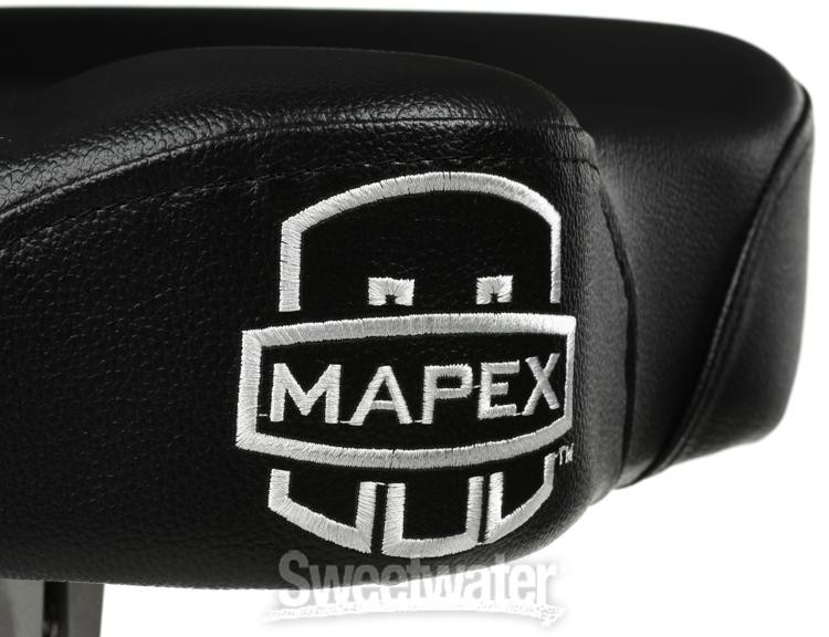 Mapex T875 Saddle Top Double-braced Drum Throne with Backrest