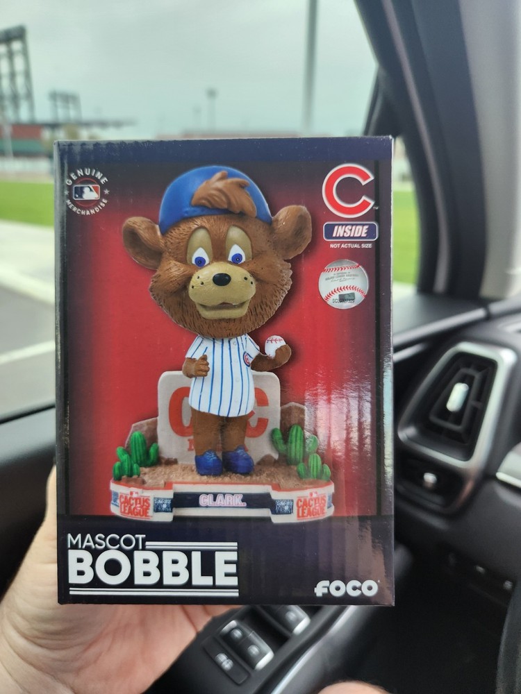 2025 Spring Training Mini Bighead Chicago Cubs Clark Bobble Bobblehead