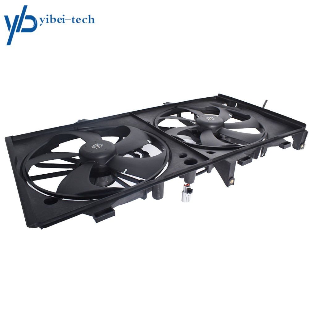 AC Dual Condenser Radiator Cooling Engine Fan For 2012-2017 Toyota Camry 2.5L L4