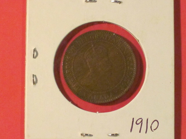 1910 One Cent - Canada - KM# 8 Very nice